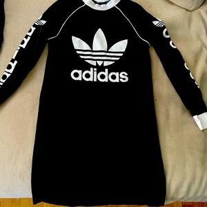 Adidas Long Sleeve Shirt Dress